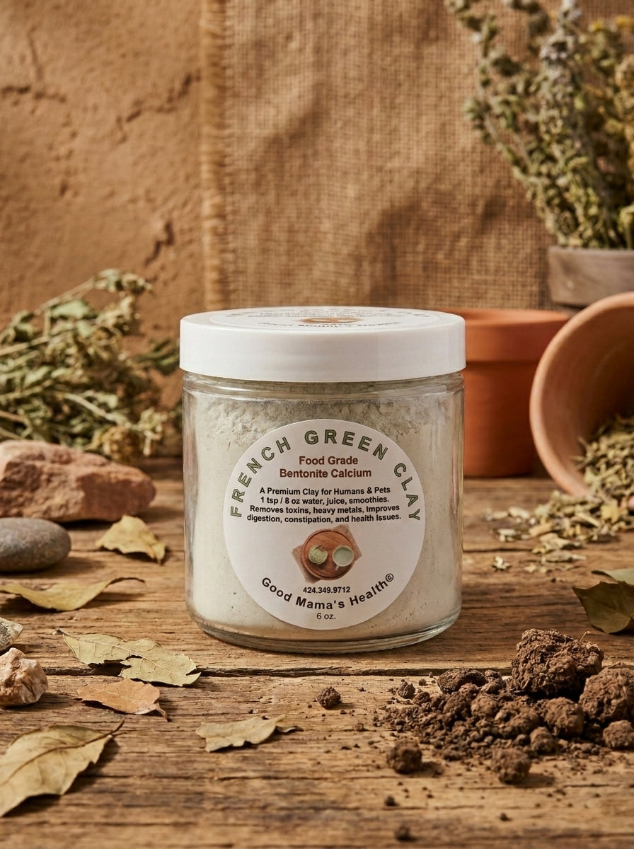 French Calcium Green Food Grade Clay