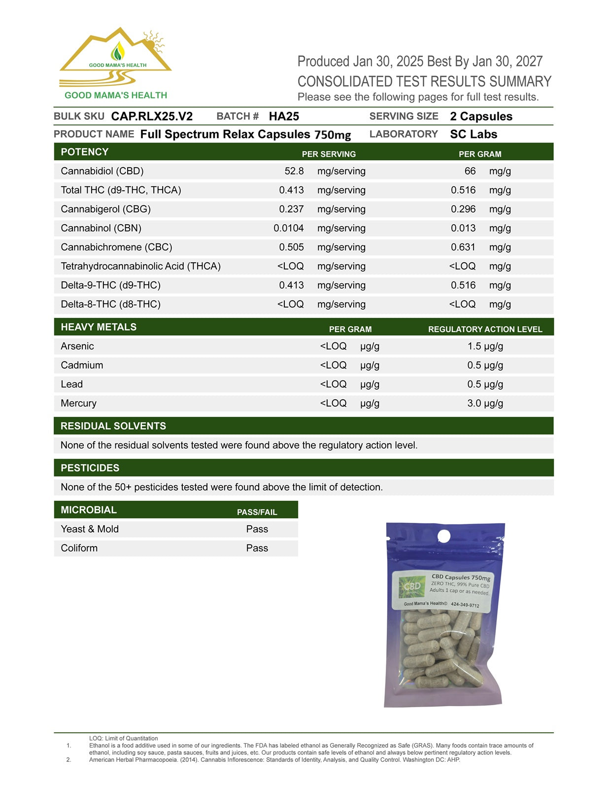 Full Spectrum CBD Capsules