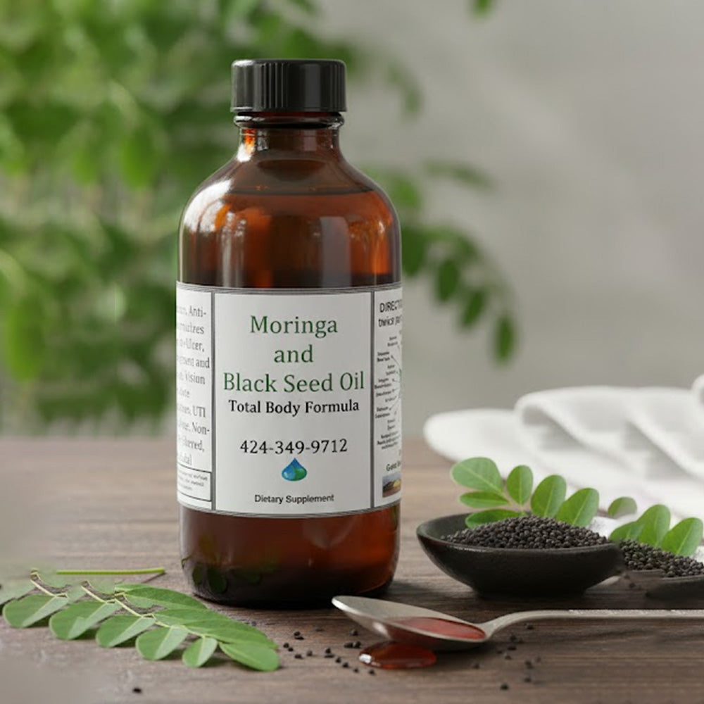 Moringa Oil with Black Seed Oil 4oz