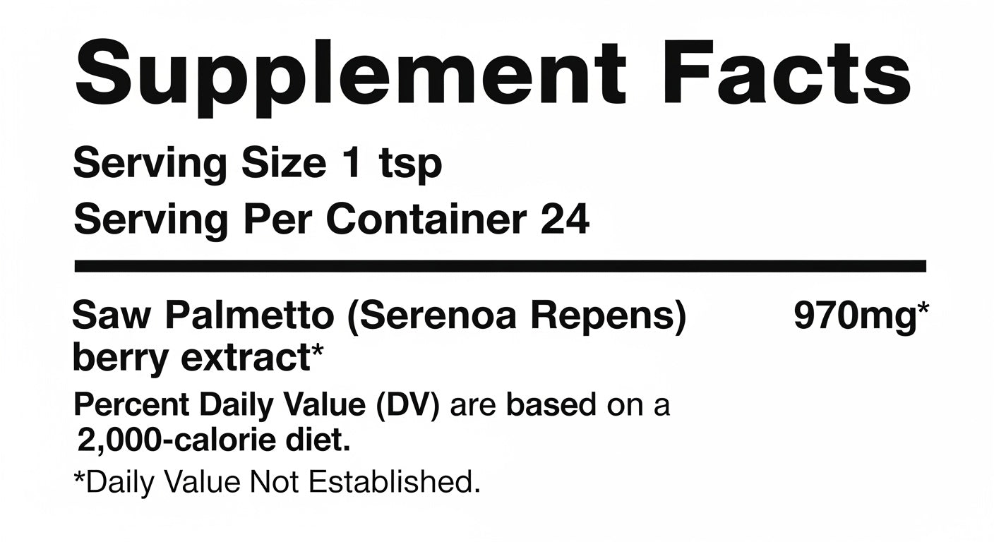 Saw Palmetto - Prostate (Men) and Pelvic (Women) Health 4oz