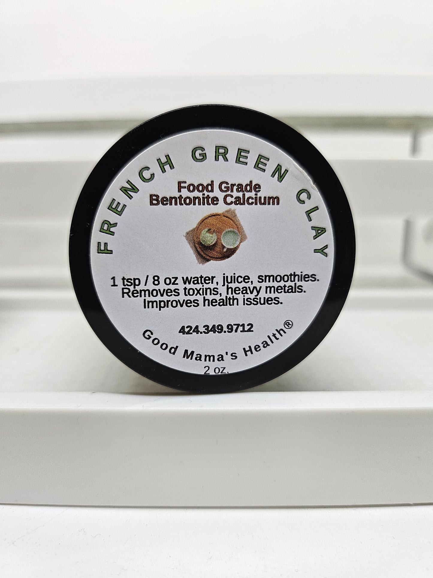 French Calcium Green Food Grade Clay