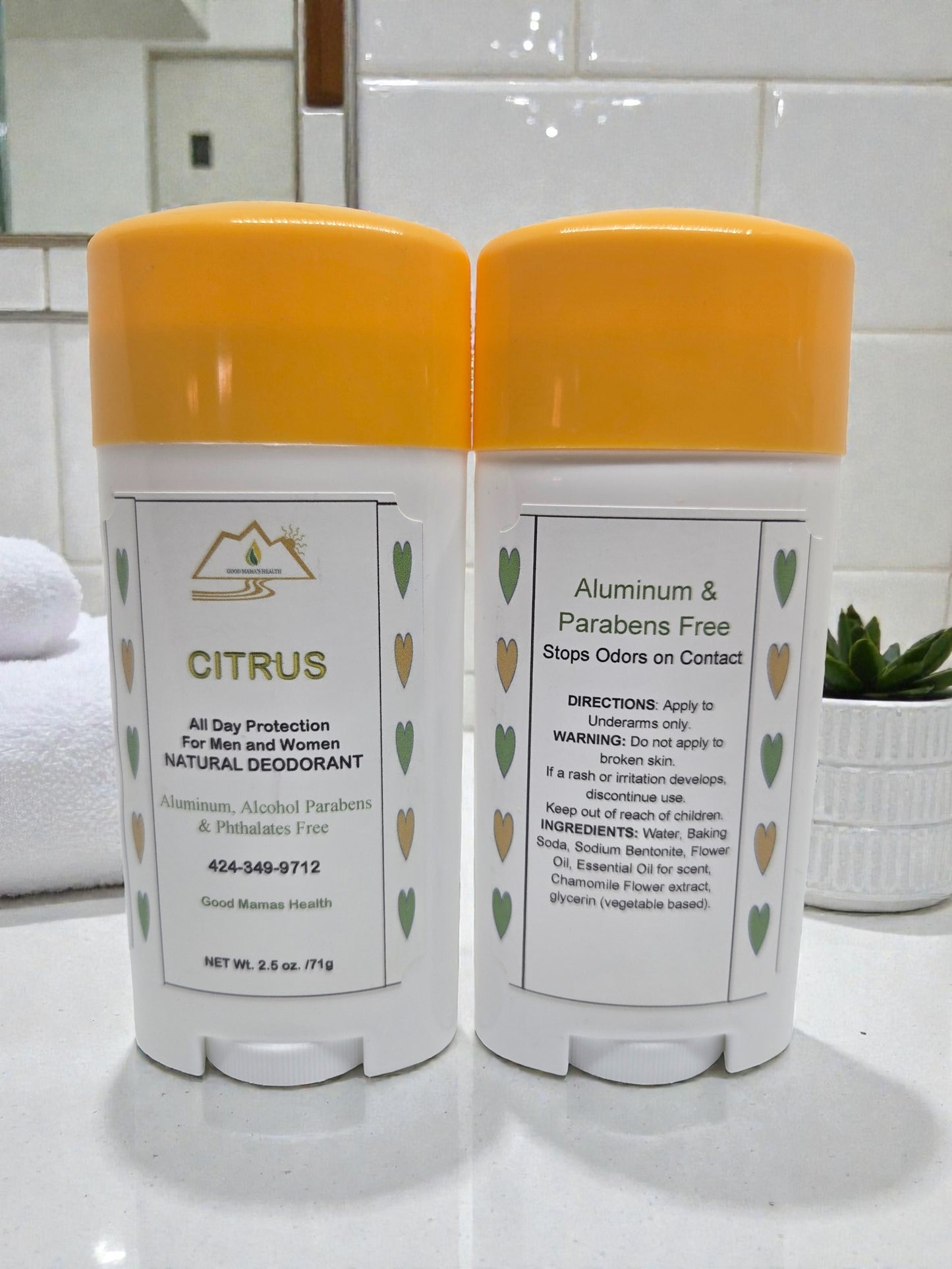 Natural Deodorants 2.5oz