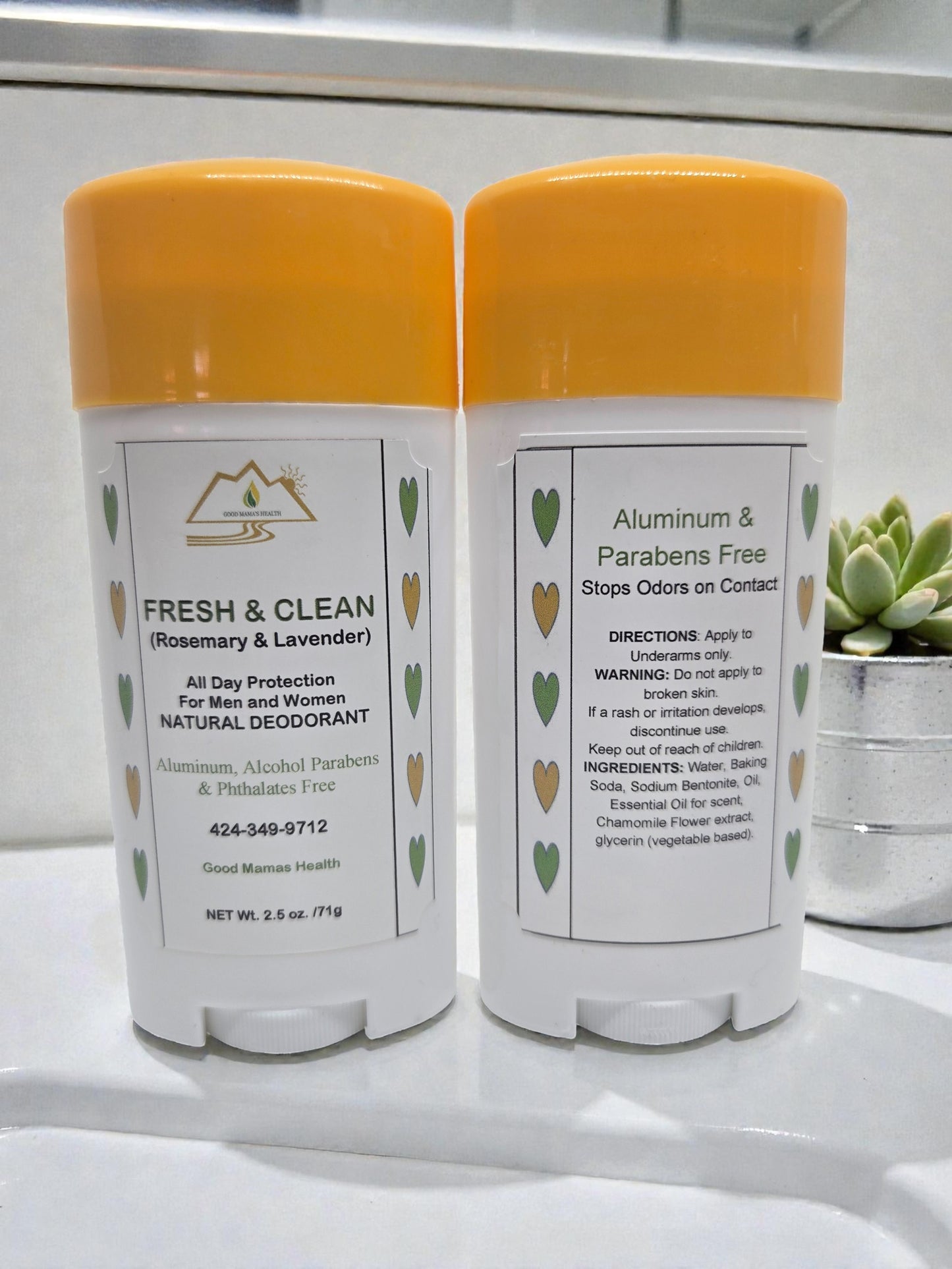 Natural Deodorants 2.5oz