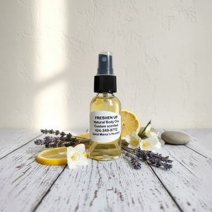 Natural Body Oil Sprays 1oz