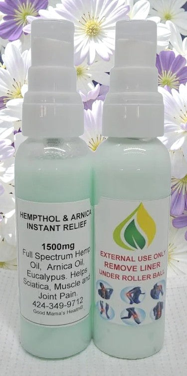 Full Spectrum CBD Hempthol Pain Cream with Arnica