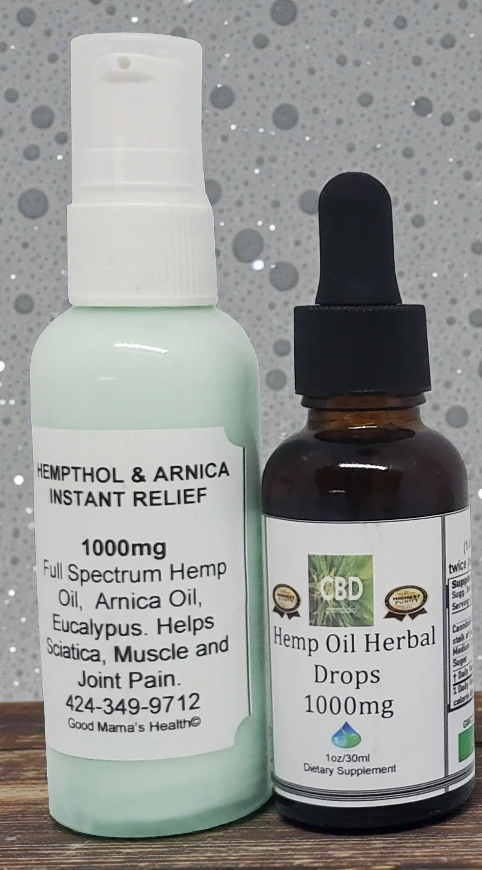 Full Spectrum CBD Hempthol Pain Cream with Arnica