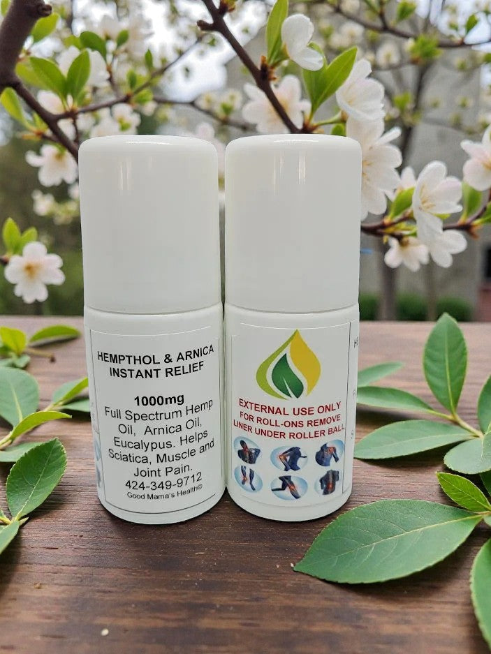 Full Spectrum CBD Hempthol & Arnica Roll-Ons