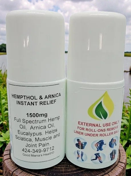 Full Spectrum CBD Hempthol & Arnica Roll-Ons