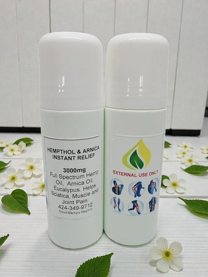 Full Spectrum CBD Hempthol & Arnica Roll-Ons