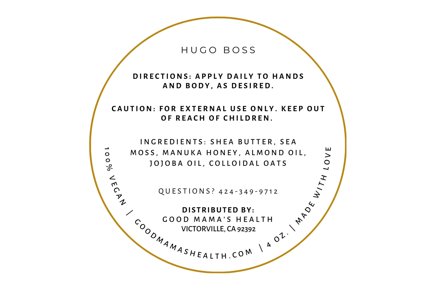 Vegan Body Butters 4oz