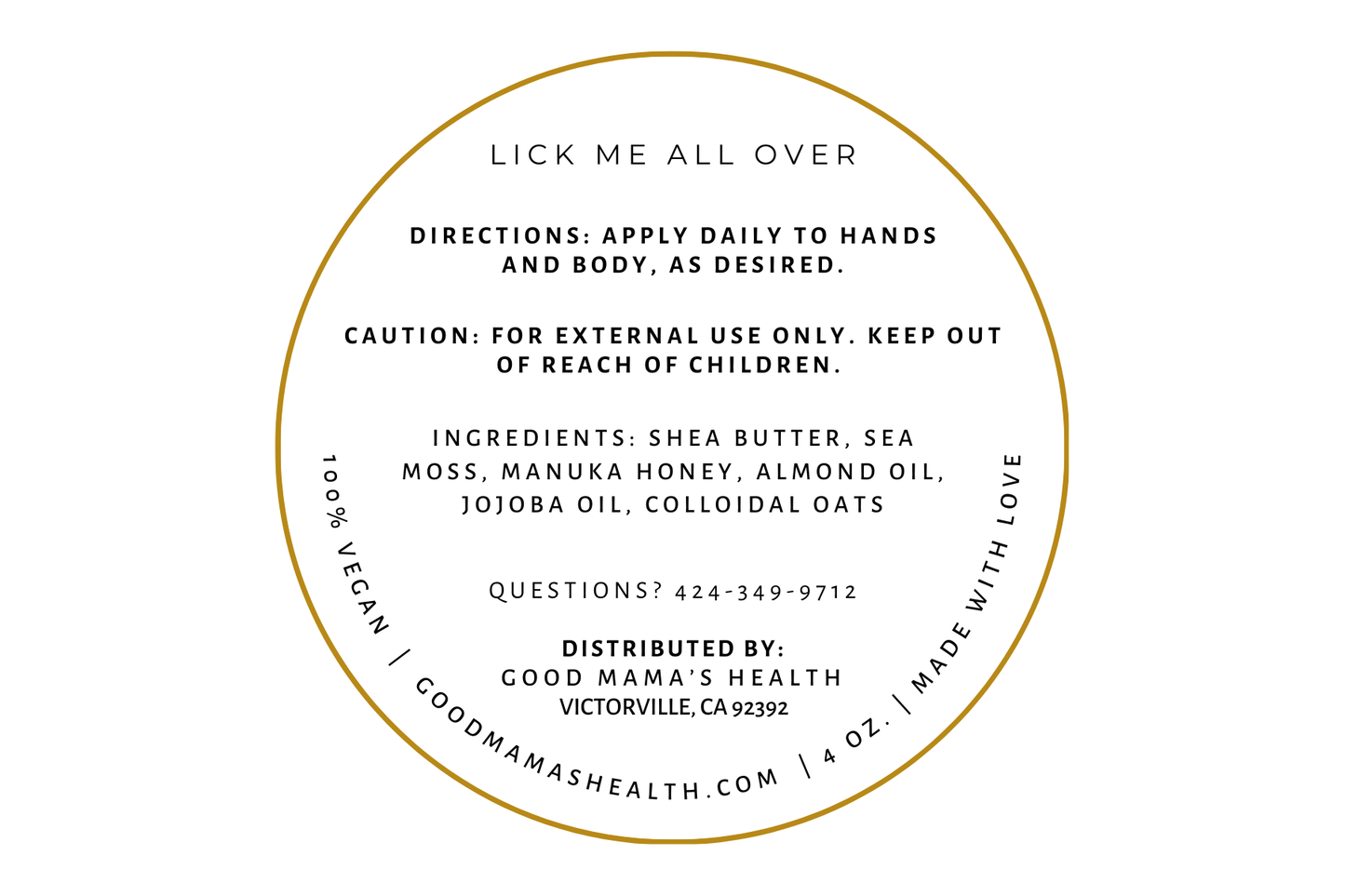 Vegan Body Butters 4oz