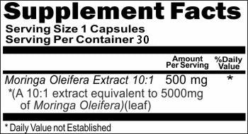 Moringa Oleifera Capsules