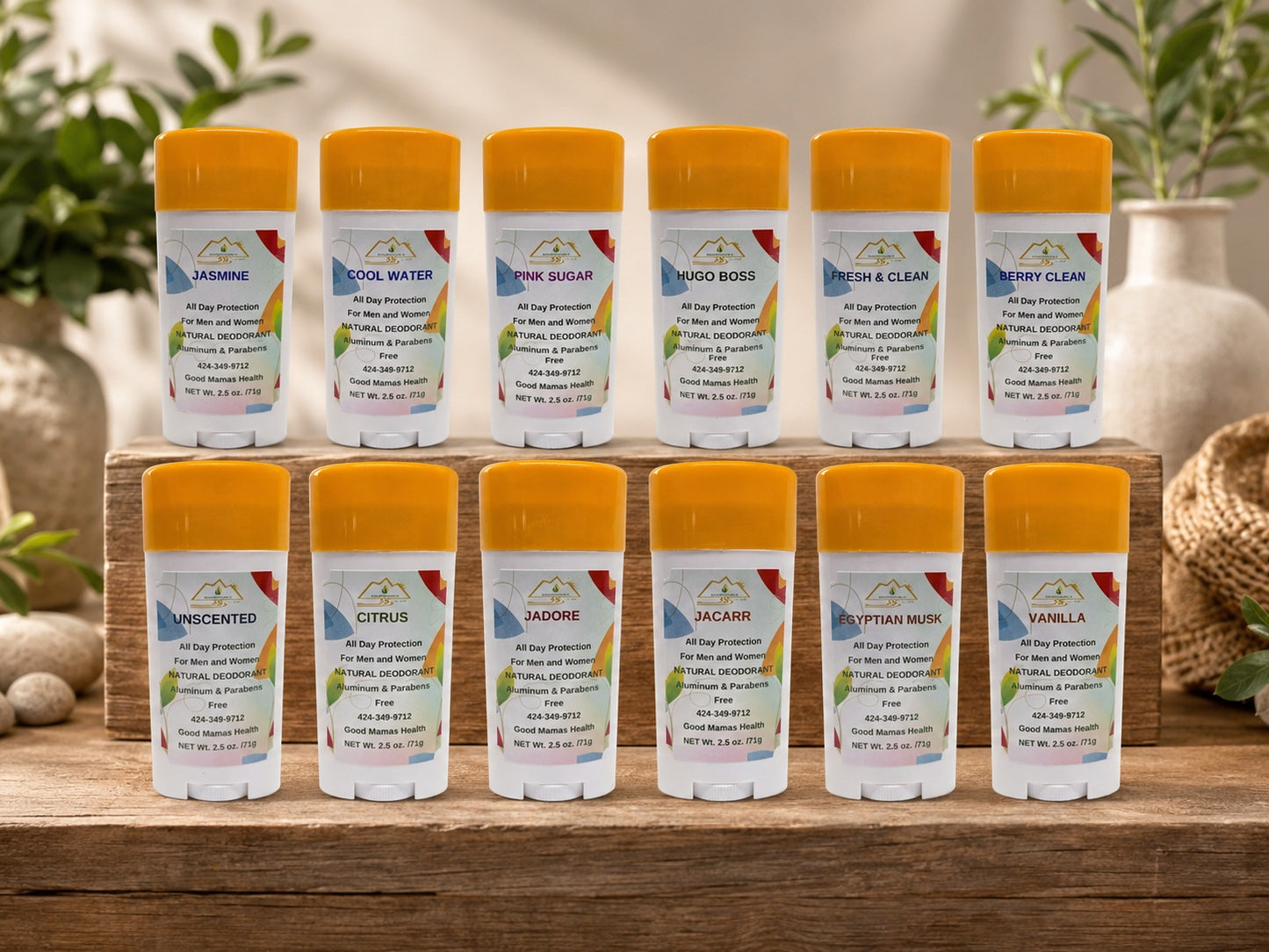 Natural Deodorants 2.5oz