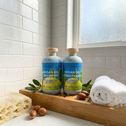 Good Mama's Health Argan Oil Rejuvenating Shampoo & Anti-Breakage Conditioner