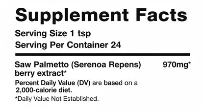 Saw Palmetto - Prostate (Men) and Pelvic (Women) Health 4oz