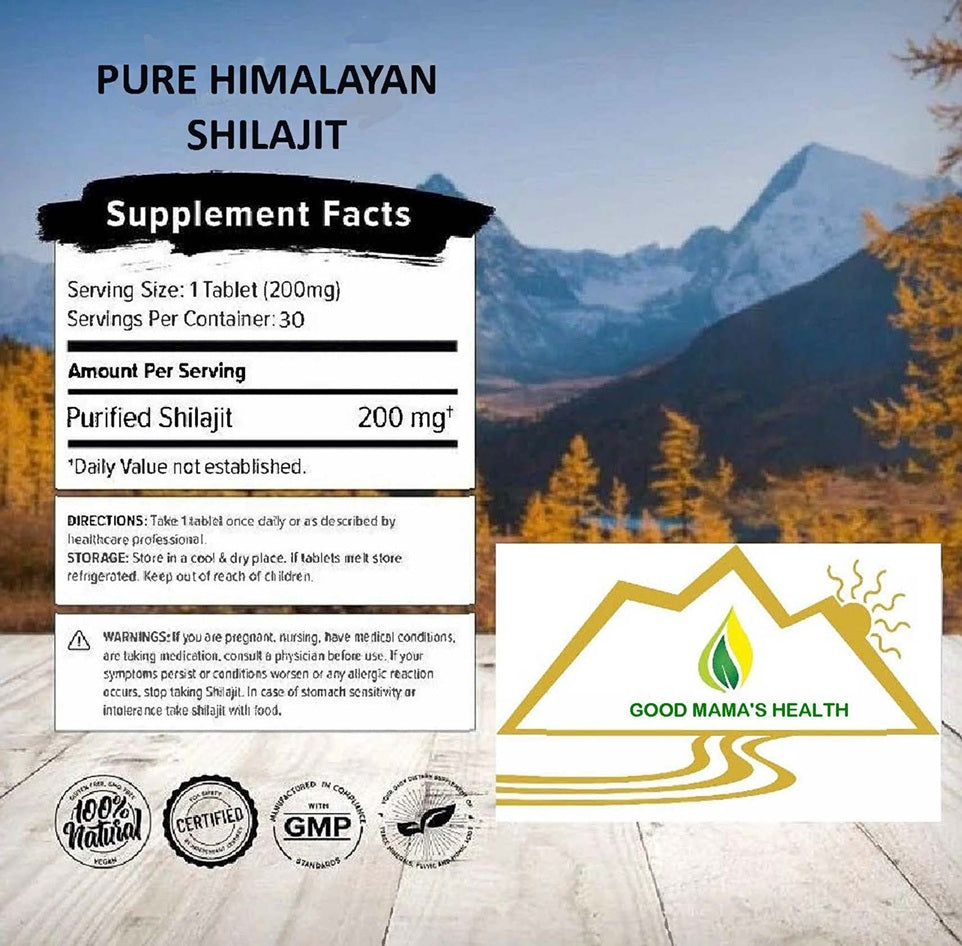 Pure Himalayan Shilajit Resin 30 Drops