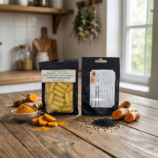 Turmeric Black Pepper with Black Seed capsules