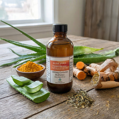 Turmeric and Aloe Vera with BioPerine 4oz