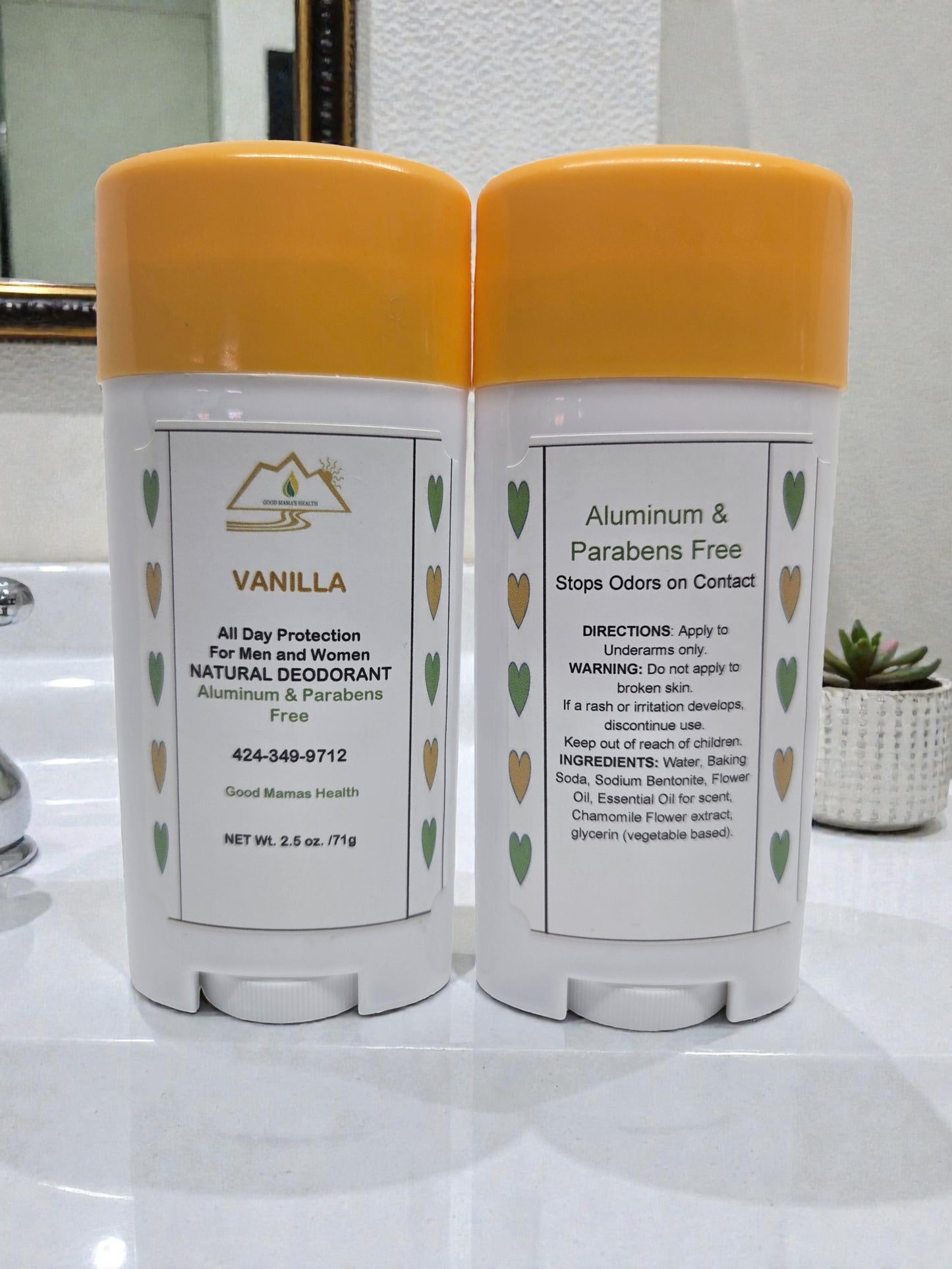 Natural Deodorants 2.5oz