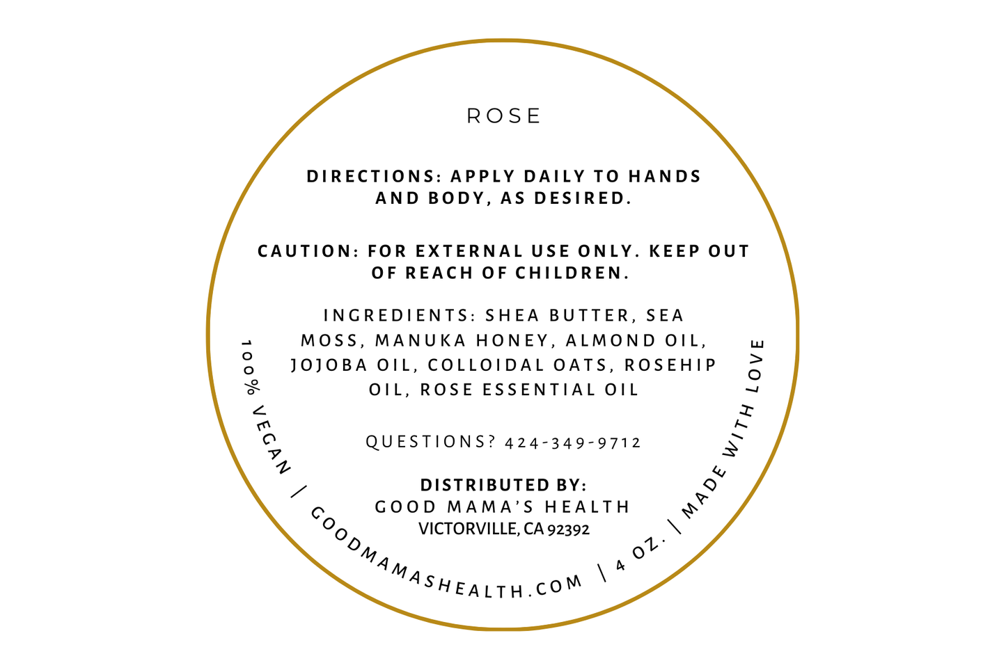 Vegan Body Butters 4oz